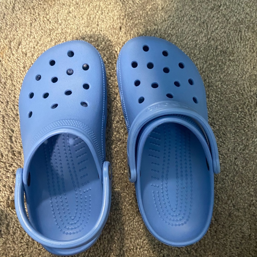 Blue crocs